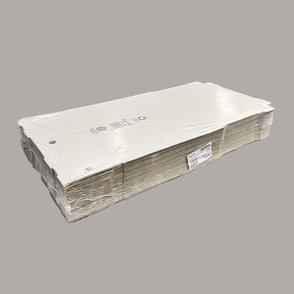 Karat® Corrugated Paper Boxes, 16 x 16 x 1.97, White/Kraft, 50/Carton (KRTFPPBF16W) 1 BD