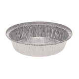 Pactiv Evergreen Aluminum Take-Out Container, 24 oz, 7" Diameter x 1.53"h, Silver, 250/Carton (PCTY52730) Case of 250