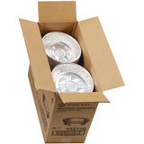 Pactiv Evergreen Aluminum Take-Out Container, 24 oz, 7" Diameter x 1.53"h, Silver, 250/Carton (PCTY52730) Case of 250