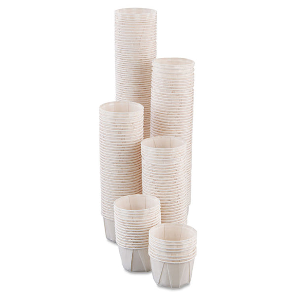 SOLO® Paper Portion Cups, 2 oz, White, 250/Bag, 20 Bags/Carton (SCC200) Case of 5000