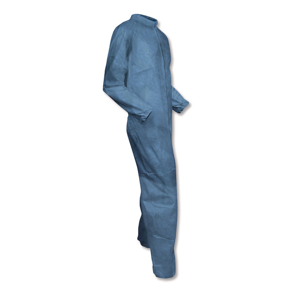 KleenGuard™ A65 Zipper Front Flame Resistant Coveralls, 4X-Large, Blue, 21/Carton (KCC45317) Case of 21