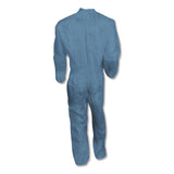 KleenGuard™ A65 Zipper Front Flame Resistant Coveralls, 4X-Large, Blue, 21/Carton (KCC45317) Case of 21