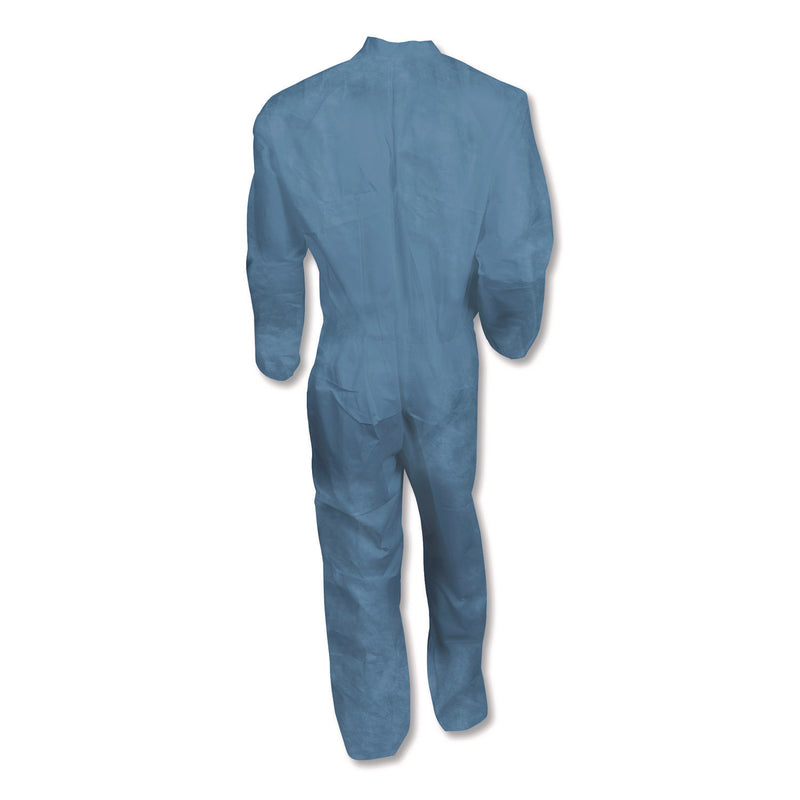 KleenGuard™ A65 Zipper Front Flame Resistant Coveralls, 4X-Large, Blue, 21/Carton (KCC45317) Case of 21