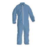 KleenGuard™ A65 Zipper Front Flame Resistant Coveralls, 4X-Large, Blue, 21/Carton (KCC45317) Case of 21