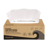 Boardwalk® One-Ply Paper Wipers, 9.84 x 9.06, White, 125 Wipers/Box, 18 Boxes/Carton (BWKLDW2250W) Case of 18