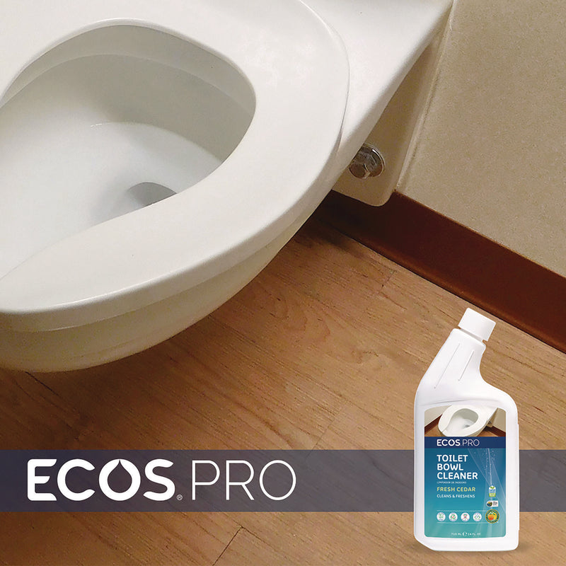 ECOS® PRO Toilet Bowl Cleaner, Fresh Cedar Scent, 24 oz Squeeze Bottle, 6/Carton (EOPPL97036CT) Case of 6