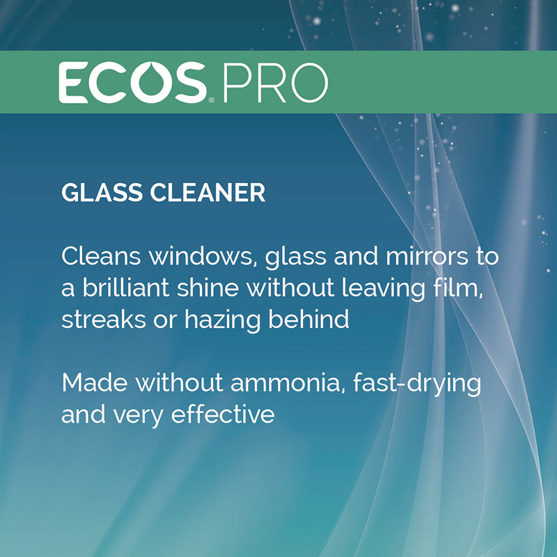 ECOS® PRO Glass Cleaner, Vinegar Scent, 32 oz Spray Bottle, 6/Carton (EOPPL93006CT) Case of 6