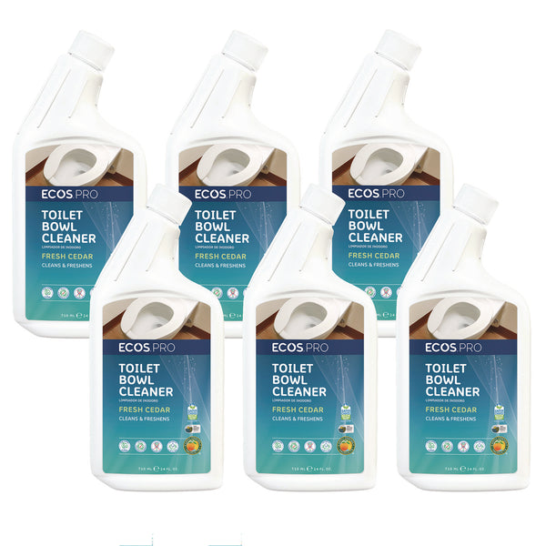 ECOS® PRO Toilet Bowl Cleaner, Fresh Cedar Scent, 24 oz Squeeze Bottle, 6/Carton (EOPPL97036CT) Case of 6