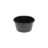 Pactiv Evergreen Plastic Portion Cup, 3.25 oz, Black, 3,000/Carton (PCTYSPP300EA) Case of 3000