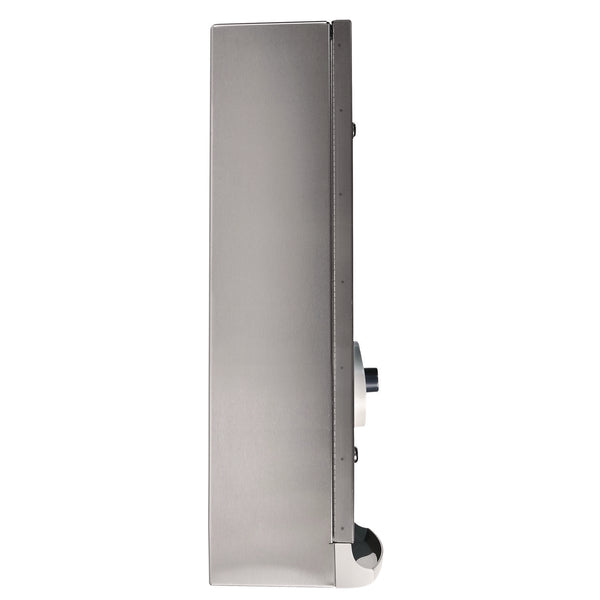 Bobrick ConturaSeries Surface-Mounted Napkin/Tampon Vendor, Stainless Steel, 12 x 8 x 26, Silver (BOBB2706) Each