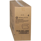 Pactiv Evergreen SmartLock Vented Foam Hinged Lid Container, 9 x 9.5 x 3.3, White, 150/Carton (PCTYHLWV9010000) Case of 150