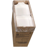 Pactiv Evergreen SmartLock Vented Foam Hinged Lid Container, 9 x 9.5 x 3.3, White, 150/Carton (PCTYHLWV9010000) Case of 150