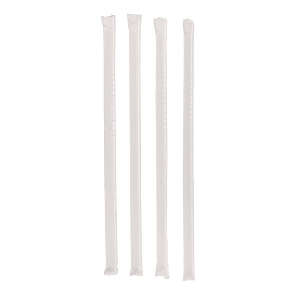 Pactiv Evergreen Giant Paper-Wrapped Straw, 10.25", Translucent, 1,800/Carton (PCTYSTWG1026) Case of 1800