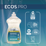 ECOS® PRO Dishmate Manual Dish Liquid, Free and Clear, 25 oz Squeeze Bottle, 6/Carton (EOPPL97216CT) Case of 6
