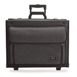 Solo Classic Recycled Rolling Catalog Case, Fits Device Up to 17.3", 9.31 x 9.31 x 16.14, Gray/Black (USLB78410) Each