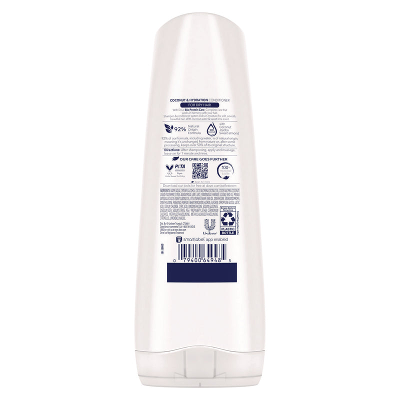 Dove® Coconut Conditioner, 12 oz Bottle, 6/Carton (UNI69795720) Case of 6