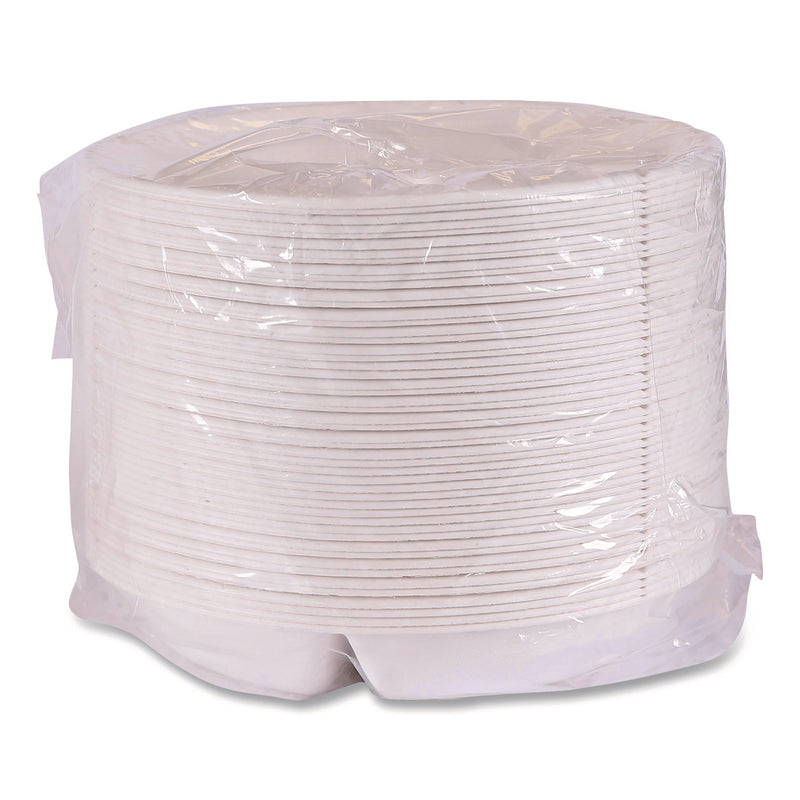 Eco-Products® Vanguard Renewable and Compostable Sugarcane Containers, 3-Compartment Bowl, 28 oz, White, 400/Carton (ECOEPSCR93NFA) Case of 400