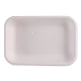 Eco-Products® WorldView Vanguard Rectangular Container, 12 oz, 7 x 4.75 x 1, Sugarcane Fiber, White, 400/Carton (ECOEPSCRC12NFA) Case of 400