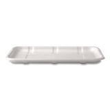 Eco-Products® Meat and Produce Food Trays, 8.5 x 6.2 x 0.5, White, Sugarcane Fiber, 400/Carton (ECOEPMP2SNFA) Case of 400