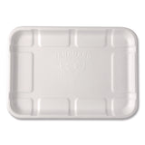 Eco-Products® Meat and Produce Food Trays, 8.5 x 6.2 x 0.5, White, Sugarcane Fiber, 400/Carton (ECOEPMP2SNFA) Case of 400