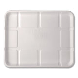 Eco-Products® Meat and Produce Food Trays, 10.52 x 8.5 x 0.5, White, Sugarcane Fiber, 300/Carton (ECOEPMP8SNFA) Case of 300