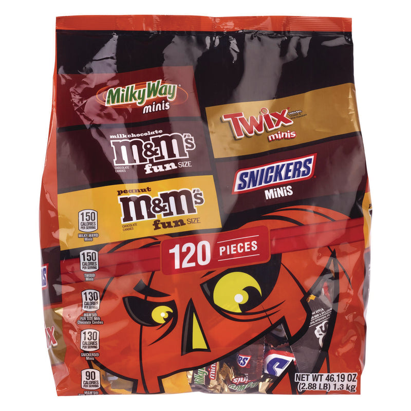 MARS Mixed Chocolate Variety, Halloween Bundle, Chocolate, Two Bags, 155 Pieces (GRR60004106) Each