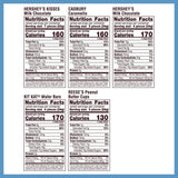 Hershey®'s Assorted Minis Value Pack, Assorted Chocolates, 63.4 oz Bag, 230 Pieces (GRR22002450) Each