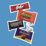 Hershey®'s Assorted Minis Value Pack, Assorted Chocolates, 63.4 oz Bag, 230 Pieces (GRR22002450) Each
