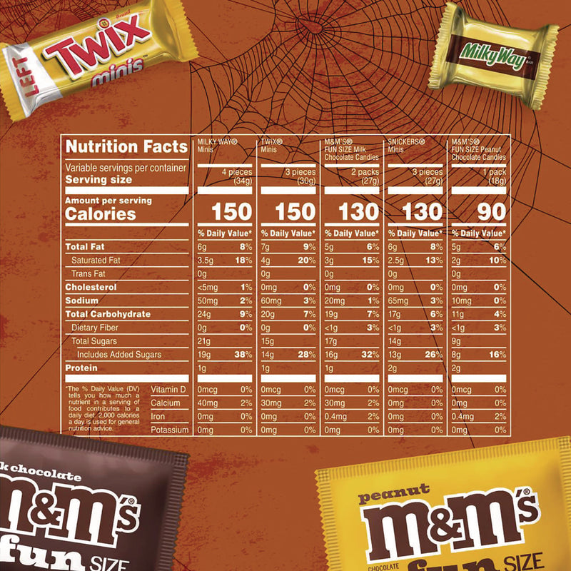 MARS Mixed Chocolate Variety, Halloween Bundle, Chocolate, Two Bags, 155 Pieces (GRR60004106) Each