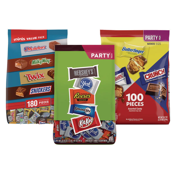 Hershey®'s Chocolate All Time Favorites, Assorted Chocolates, 3 Bags/Carton (GRR60004131) Case of 3