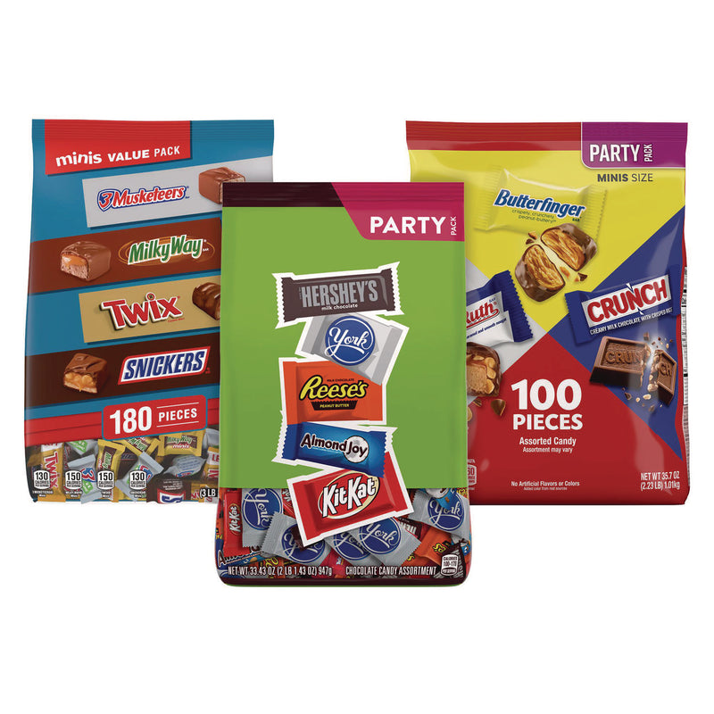 Hershey®'s Chocolate All Time Favorites, Assorted Chocolates, 3 Bags/Carton (GRR60004131) Case of 3
