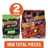 MARS Mixed Chocolate Variety, Halloween Bundle, Chocolate, Two Bags, 155 Pieces (GRR60004106) Each