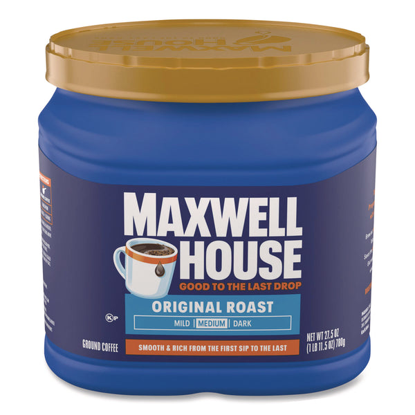 Maxwell House® Coffee, Original Roast, 27.5 oz Canister (MWH09422) Each