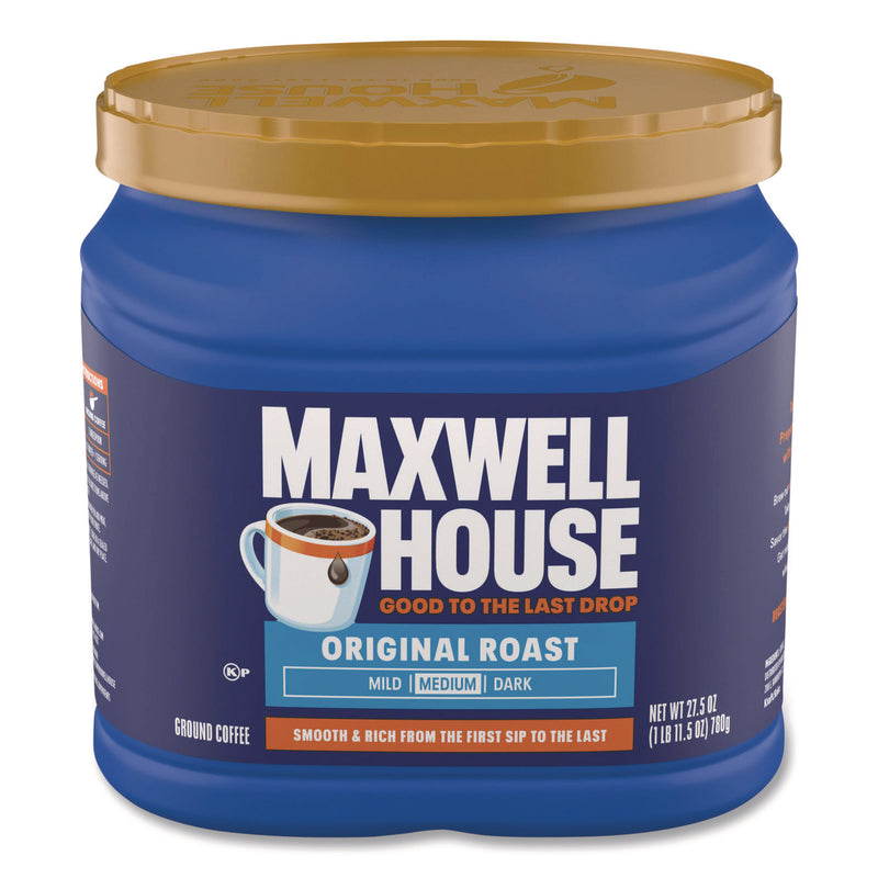Maxwell House® Coffee, Original, 27.5 oz Canister, 6/Carton (MWH09422CT) Case of 6