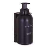 SOAP2O Eco Glass Bottle Soap Dispenser, 350 mL, Black (SZOS2OMD350BDEA) Each