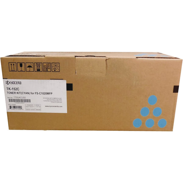 Kyocera TK152C Toner, 6,000 Page-Yield, Cyan (KYOTK152C) Each