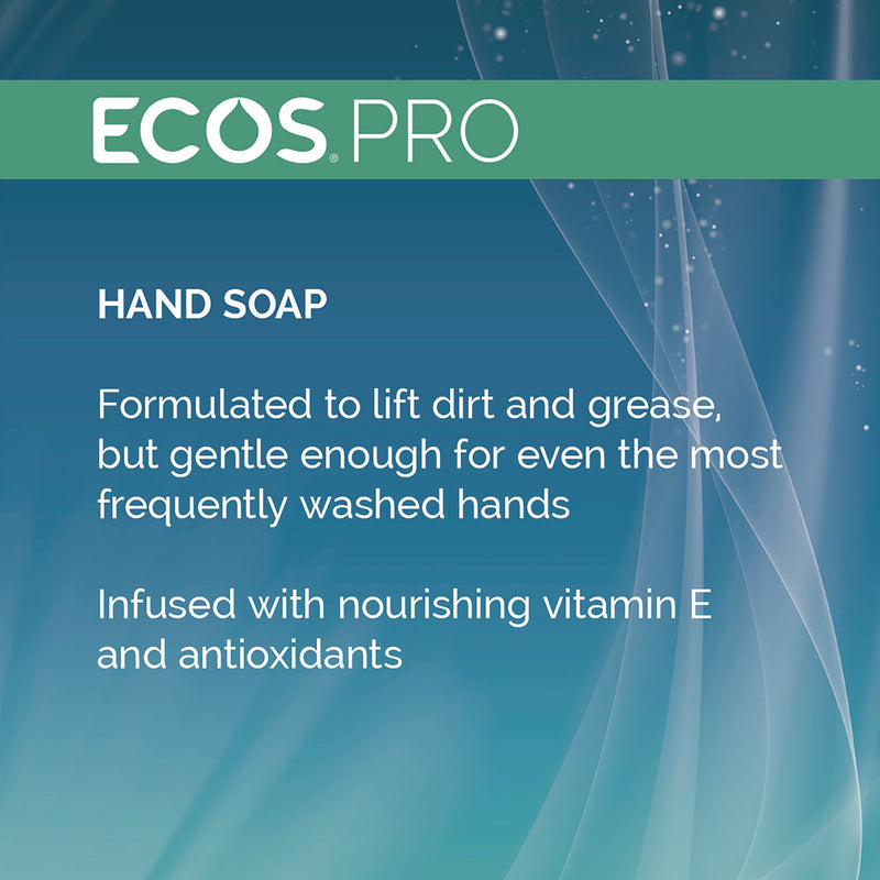 ECOS® PRO Liquid Hand Soap, Free and Clear, 1 gal, 4/Carton (EOPPL966304CT) Case of 4