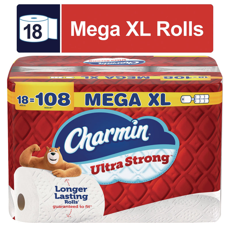 Charmin Ultra Strong Bathroom Tissue, Septic Safe, 2-Ply, White, 363 Sheets/Roll, 18 Rolls/Pack (PGC04308) Each