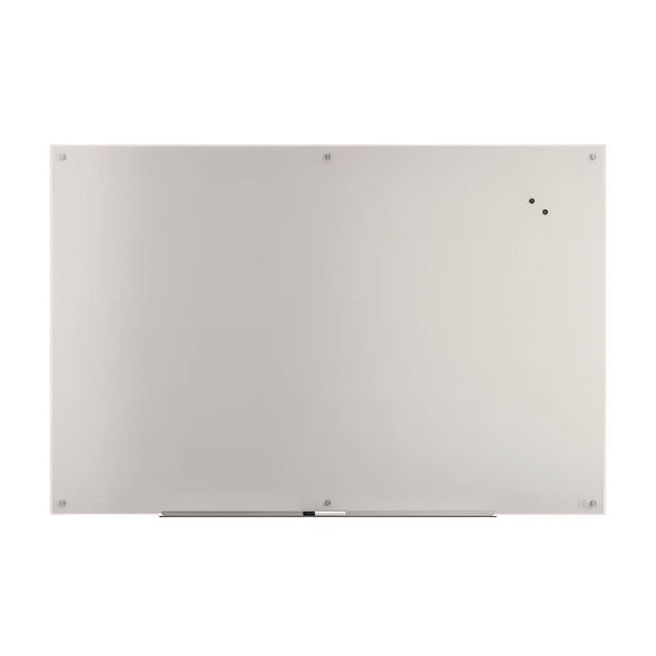 Magnetic Tempered Glass Dry Erase Board, 72" x 48", White Surface (TUDTR61197) Each