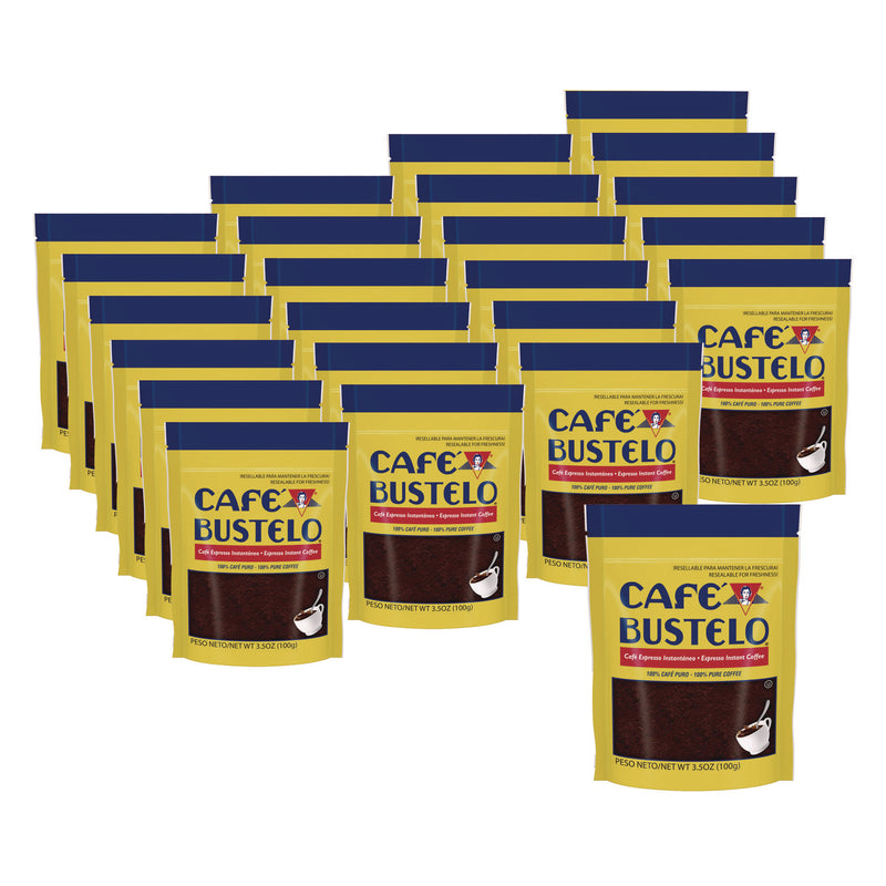 Folgers® Cafe Bustelo Instant Coffee, Espresso, 3.5 oz Packet, 24/Carton (FOL11167CT) Case of 24