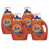 Tide HE Laundry Detergent, Original Scent, Liquid, 64 Loads, 84 oz Bottle, 4/Carton (PGC12110CT) Case of 4