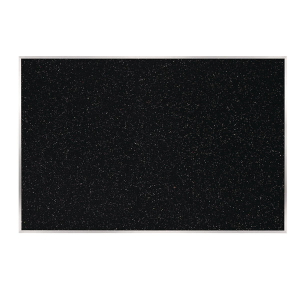 Ghent Recycled Bulletin Board, 87.91 x 48.5, Confetti Surface, Satin Aluminum Frame (GHEATR47CF) Each