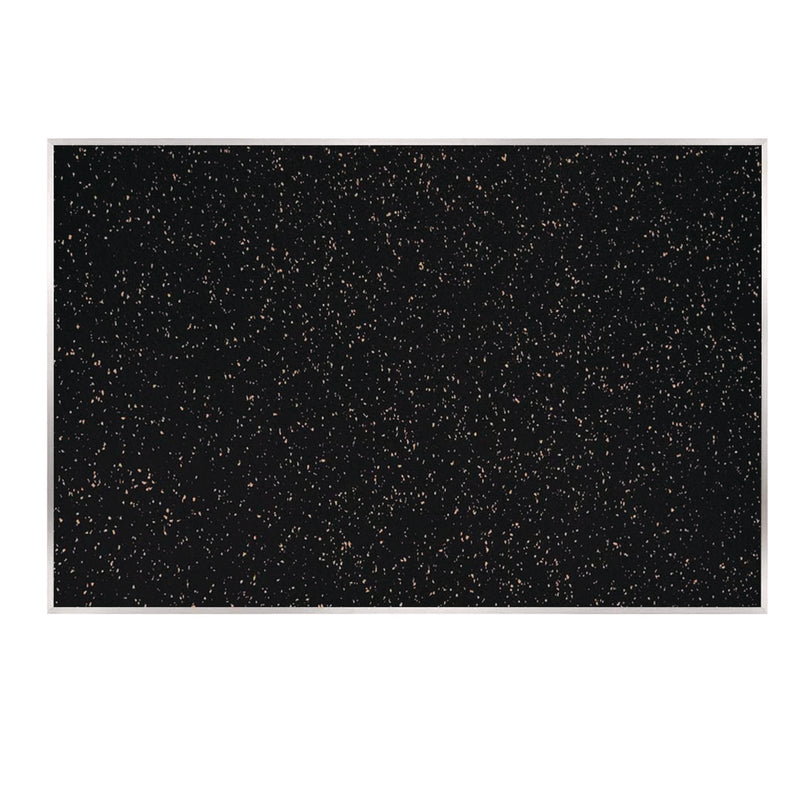 Ghent Recycled Bulletin Board, 87.91 x 48.5, Tan Speckled Surface, Satin Aluminum Frame (GHEATR47TN) Each