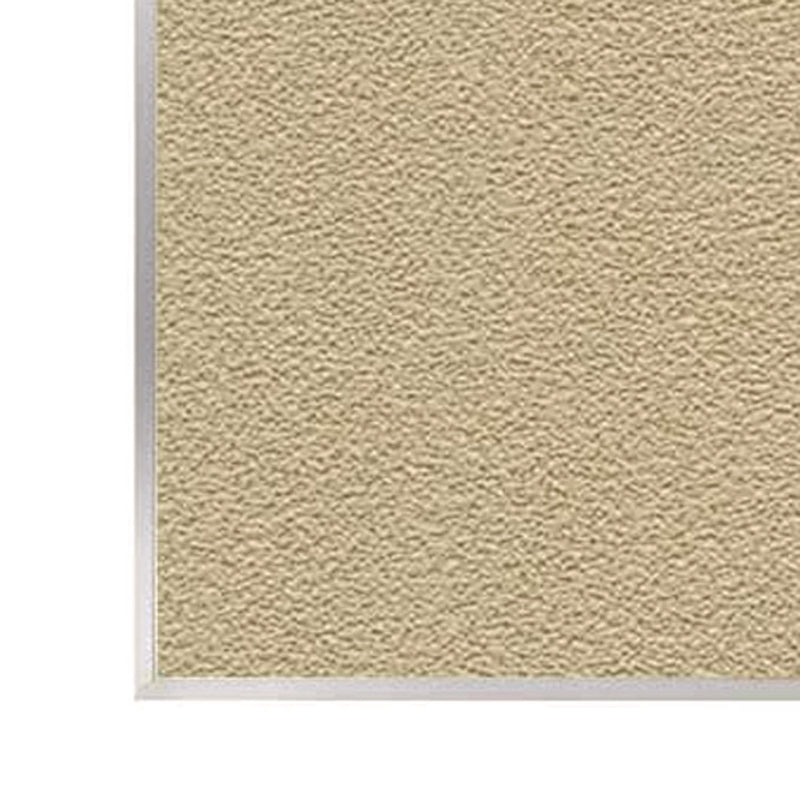 Ghent Vinyl Bulletin Board with Aluminum Frame, 87.91" x 48.5", Caramel Surface, Satin Aluminum Frame (GHEAV47181) Each