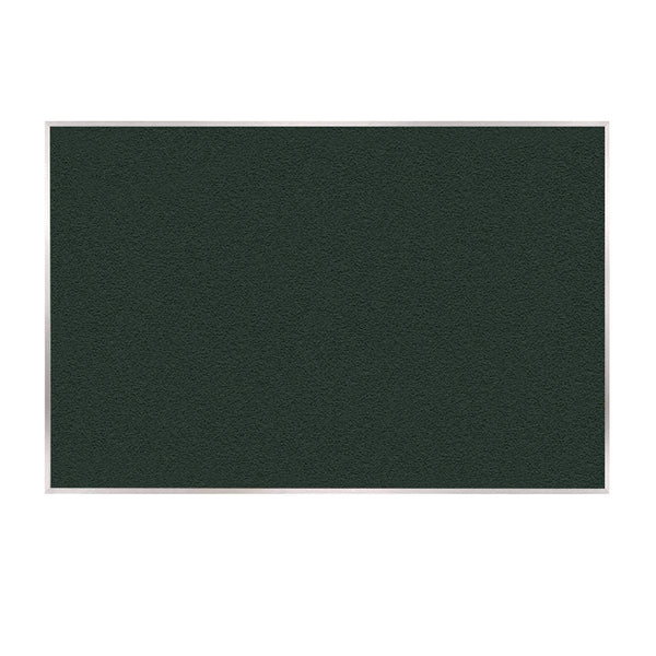 Ghent Vinyl Bulletin Board with Aluminum Frame, 87.91" x 48.5", Ebony Surface, Satin Aluminum Frame (GHEAV47183) Each