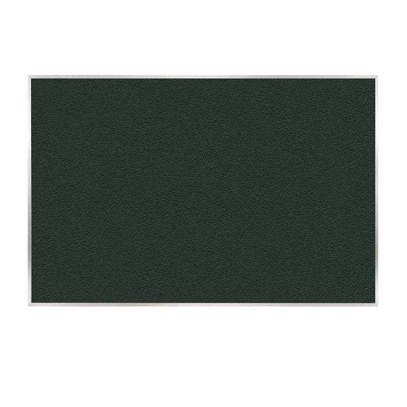 Ghent Vinyl Bulletin Board with Aluminum Frame, 87.91" x 48.5", Ebony Surface, Satin Aluminum Frame (GHEAV47183) Each
