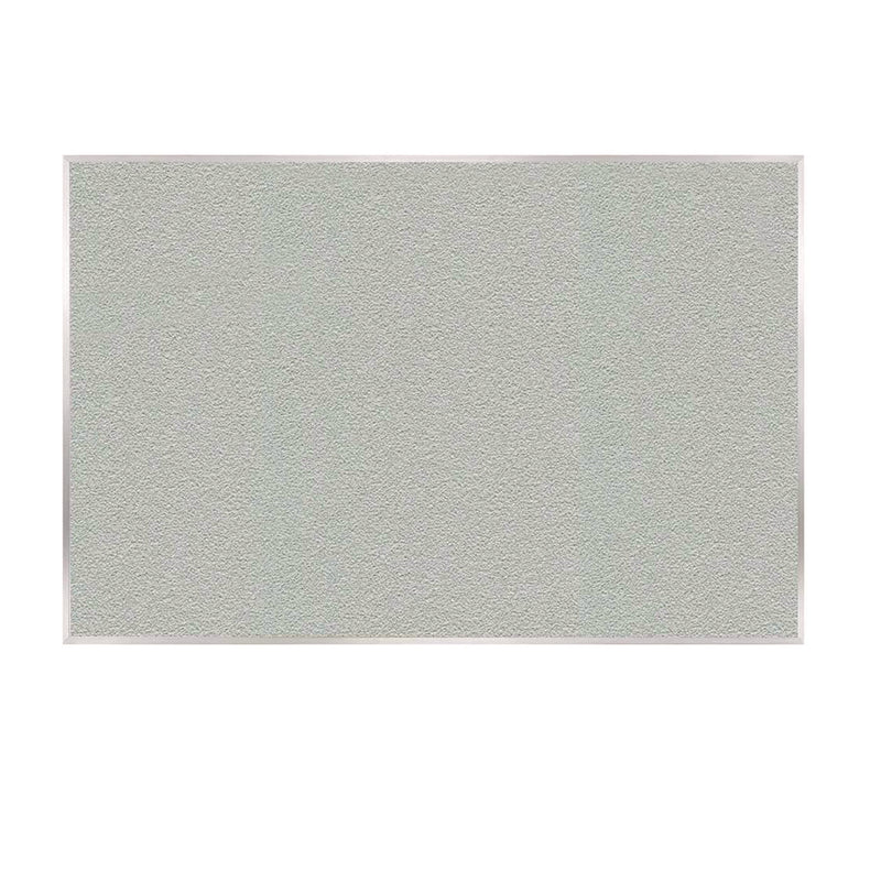 Ghent Vinyl Bulletin Board with Aluminum Frame, 87.91" x 48.5", Silver Surface, Satin Aluminum Frame (GHEAV47193) Each