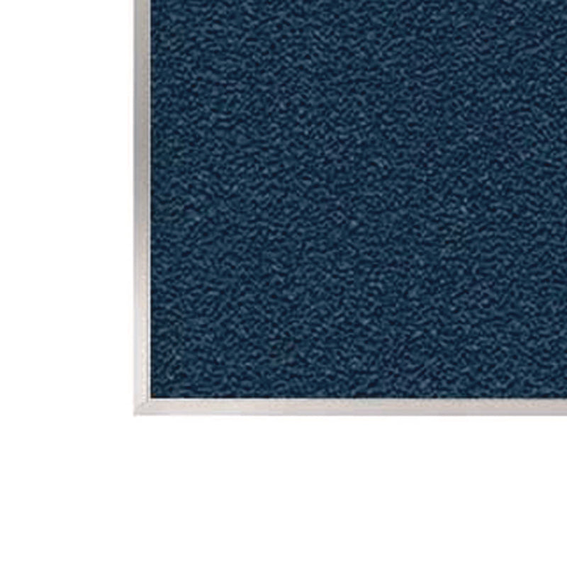 Ghent Vinyl Bulletin Board with Aluminum Frame, 87.91" x 48.5", Navy Surface, Satin Aluminum Frame (GHEAV47195) Each