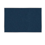 Ghent Vinyl Bulletin Board with Aluminum Frame, 87.91" x 48.5", Navy Surface, Satin Aluminum Frame (GHEAV47195) Each