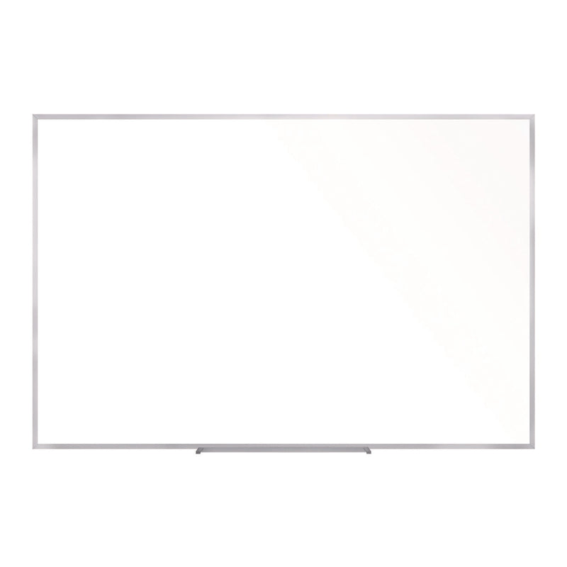 Ghent Non-Magnetic Whiteboard with Aluminum Frame, 87.91" x 48.5", White Surface, Satin Aluminum Frame (GHEM2474) Each